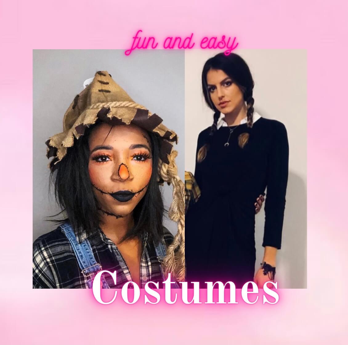 Image of Sara and Maddie in Halloween Costumes