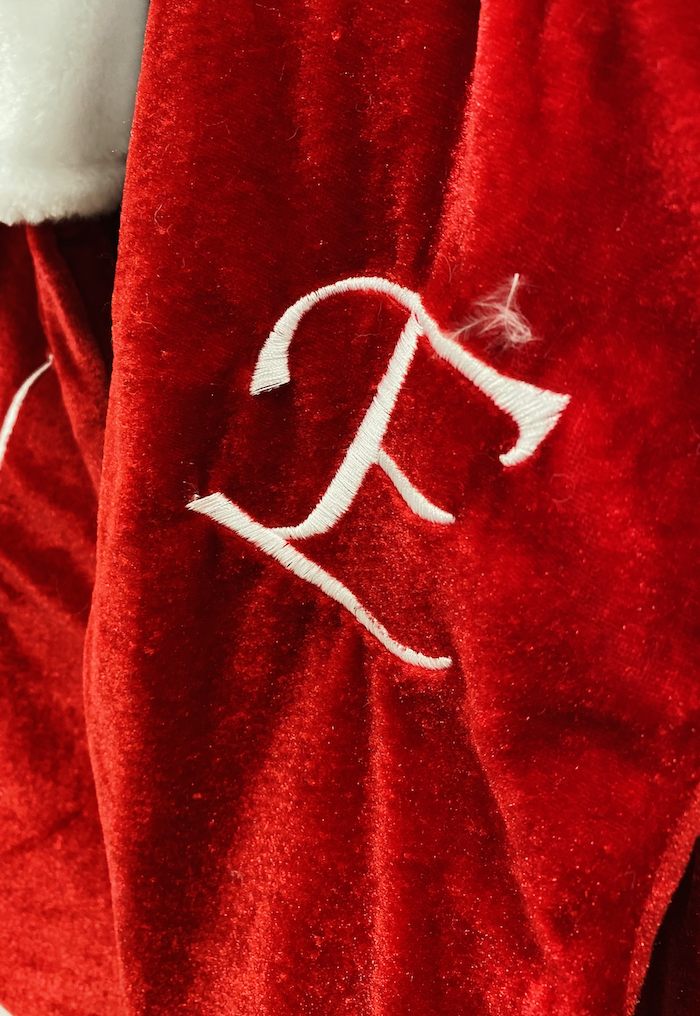 Image of a personalized stocking
