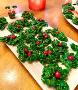 Image of Holly Berries on a serving platter