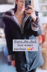 Image of Maddie wearing Save The Duck Winter Coat 
