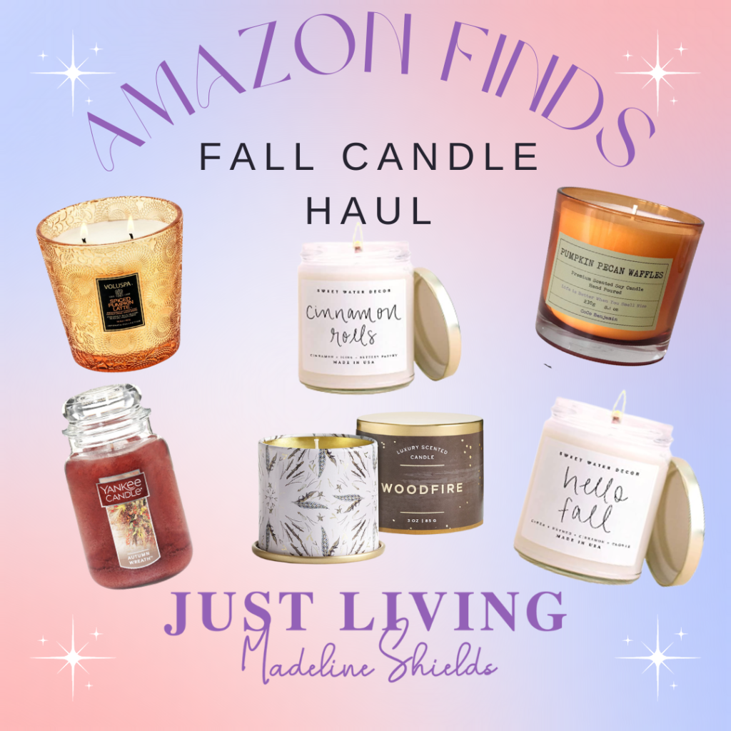 Fall Candle Haul My Favorite Scented Candles for Fall From Amazon