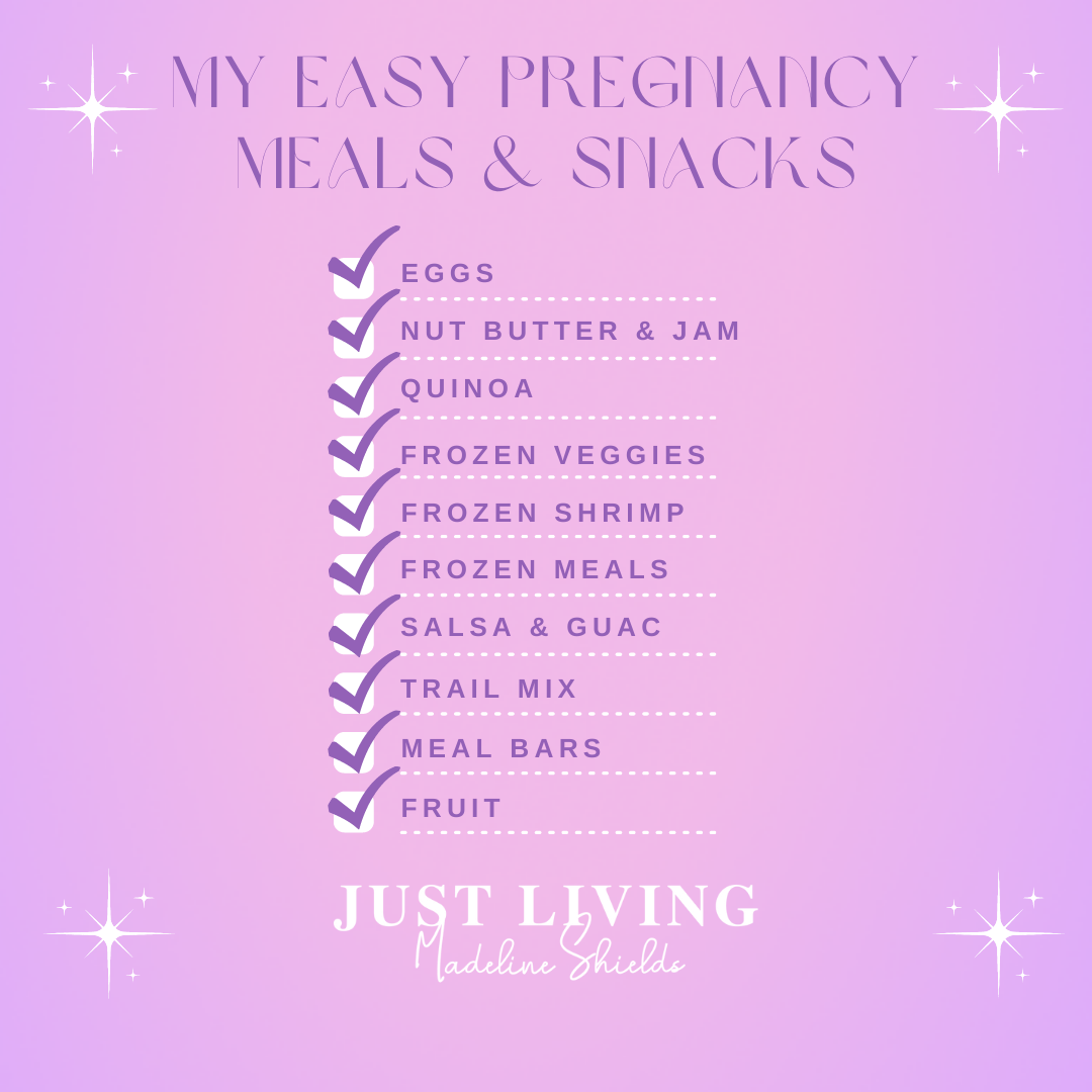 My Go To Grocery List Must Haves For Quick Easy Pregnancy Meals And Snacks